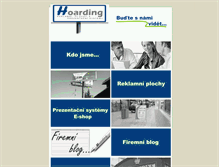 Tablet Screenshot of hoarding.cz